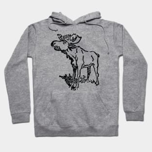 Moose - Handraw Hoodie